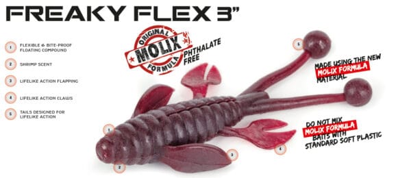 Molix Freaky Flex 3’’ (6 pcs) - Image 4